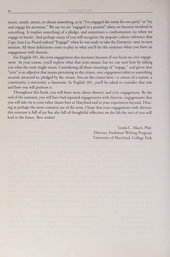 Cover for Engagements with rhetoric