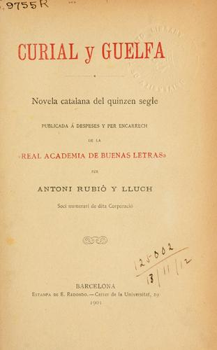 Cover for Curial y Guelfa