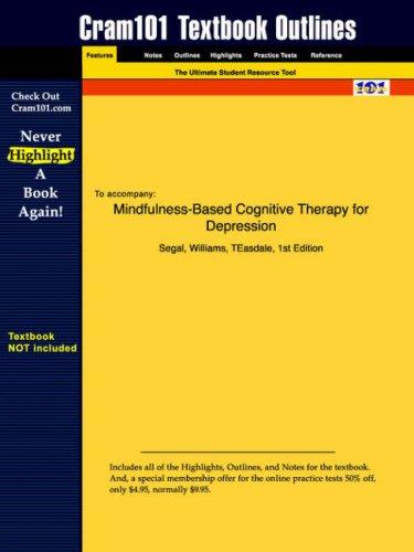 Cover for Mindfulness-Based Cognitive Therapy for Depression (Cram101 Textbook Outlines - Textbook NOT Included)
