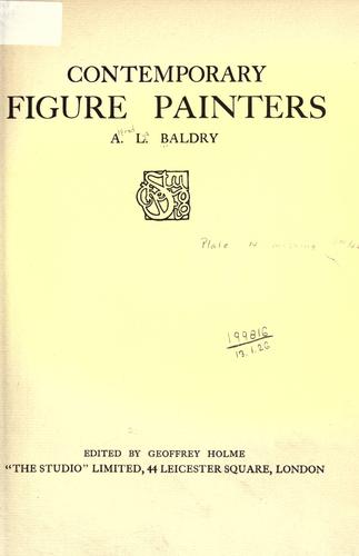 Cover for Contemporary figure painters