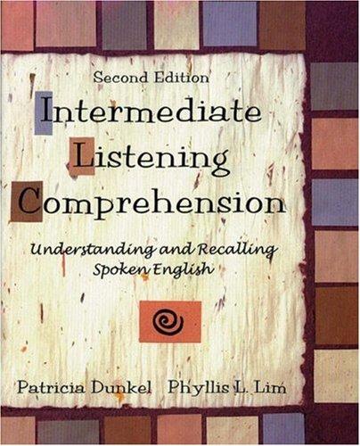 Cover for Intermediate listening comprehension