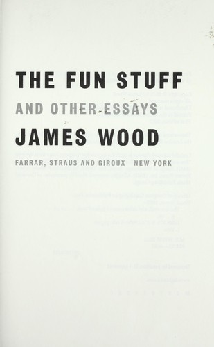 Cover for The fun stuff, and other essays