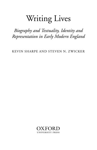 Cover for Writing lives