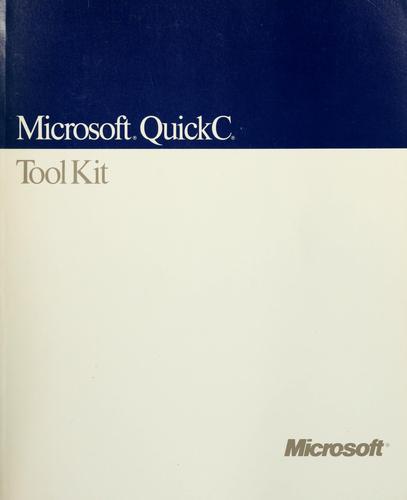 Cover for Microsoft QuickC