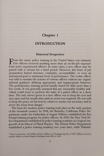 Cover for Training the SWAT trainer