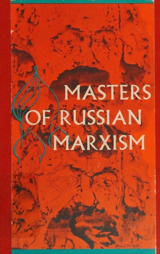Cover for Masters of Russian Marxism