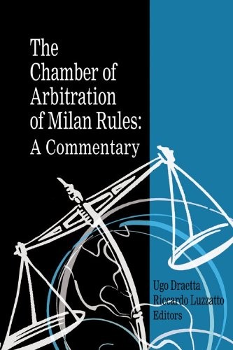 Cover for Chamber of Arbitration of Milan Rules
