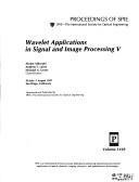 Cover for Wavelet applications in signal and image processing V