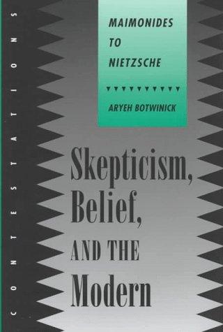 Cover for Skepticism, belief, and the modern