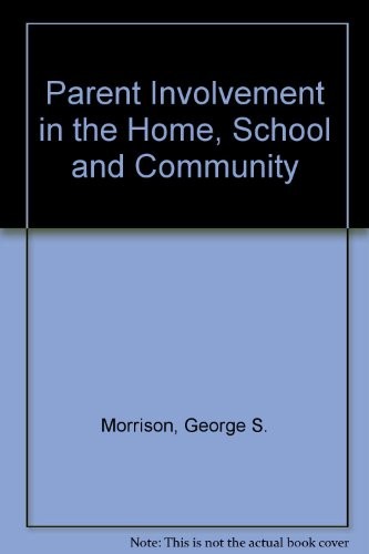 Cover for Parent involvement in the home, school, and community