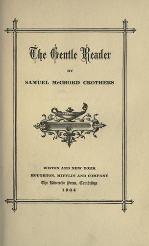 Cover for The gentle reader