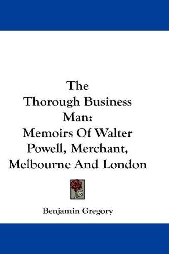 Cover for The Thorough Business Man