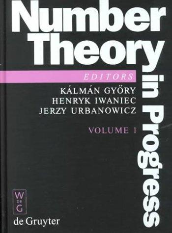 Cover for Number theory in progress