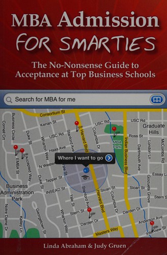 Cover for MBA admission for smarties