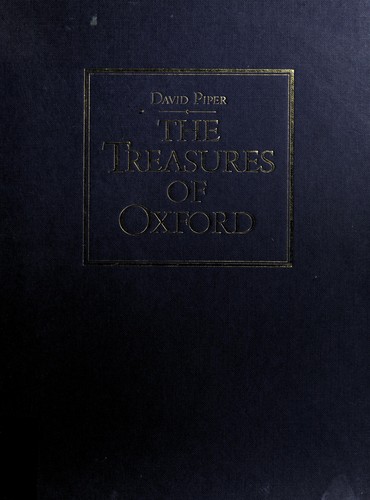 Cover for The treasures of Oxford