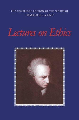 Cover for Lectures on Ethics