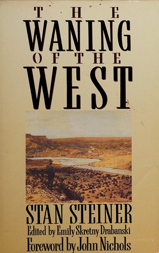Cover for The waning of the West