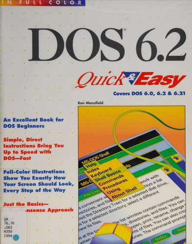 Cover for DOS 6.2 Quick and Easy