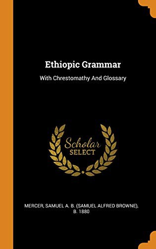 Cover for Ethiopic Grammar