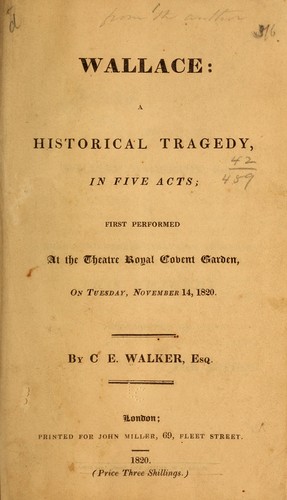Cover for Wallace
