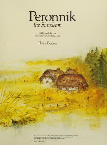 Cover for Peronnik the Simpleton