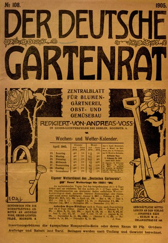 Cover for Der Deutsche Gartenrat