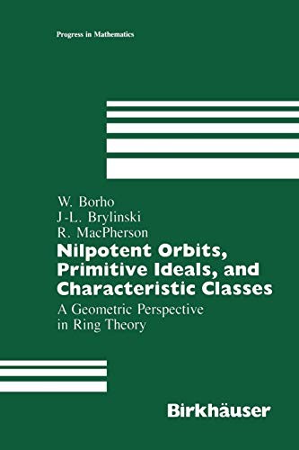 Cover for "Nilpotent Orbits, Primitive Ideals, and Characteristic Classes"