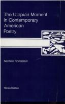 Cover for The utopian moment in contemporary American poetry