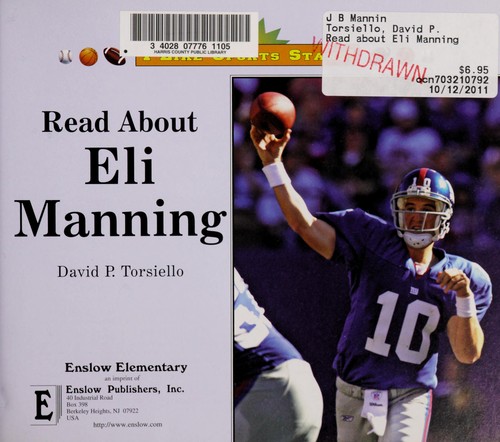Cover for Read about Eli Manning