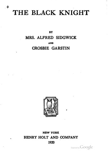 Cover for The black knight