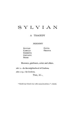Cover for Sylvian