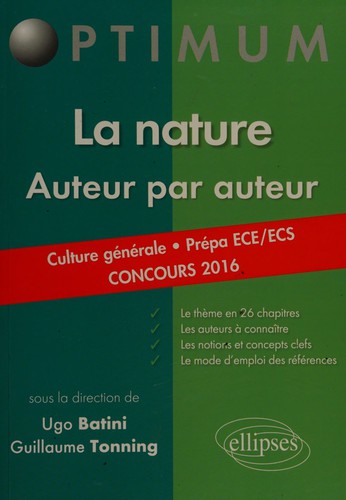 Cover for La nature