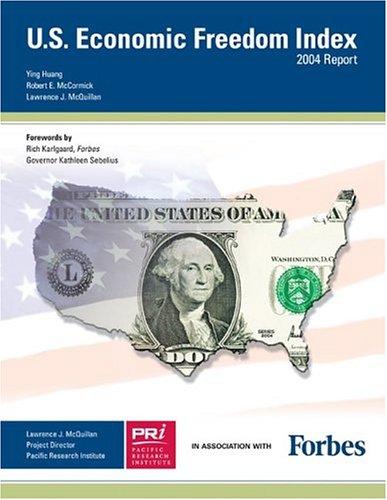 Cover for U.S. Economic Freedom Index