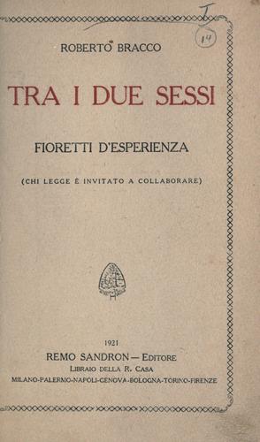 Cover for Tra i due sessi