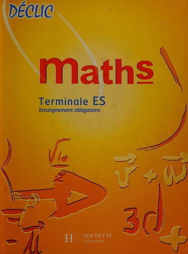 Cover for Maths, terminale ES