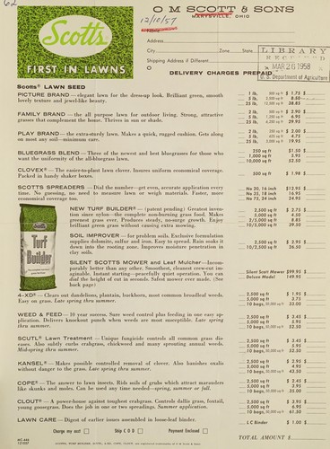 Cover for Scotts first in lawns