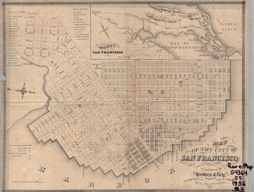 Cover for Map of the City of San Francisco