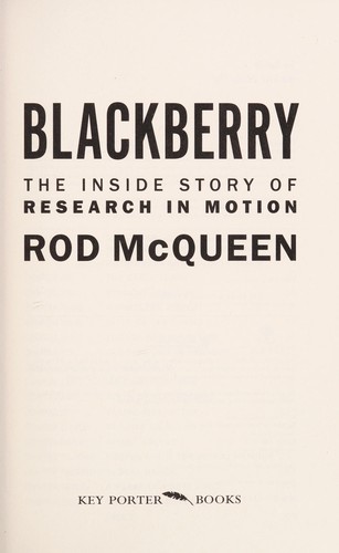 Cover for The BlackBerry