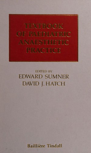 Cover for Textbook of Pediatric Anesthesia