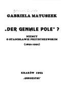 Cover for "Der geniale Pole"?