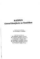 Cover for Gawad Bonifacio sa panitikan