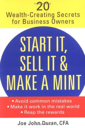 Cover for Start it, sell it and make a mint