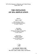 Cover for The Initiation of DNA replication