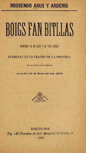Cover for Boigs fan bitllas