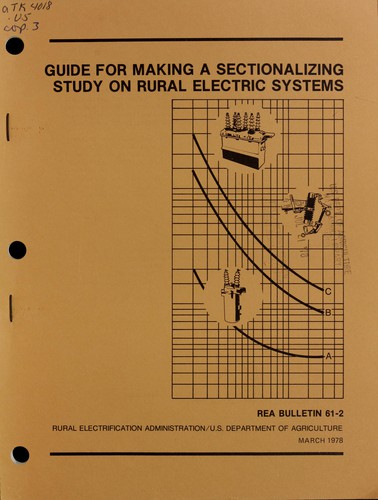 Cover for Guide for making a sectionalizing study on rural electric systems
