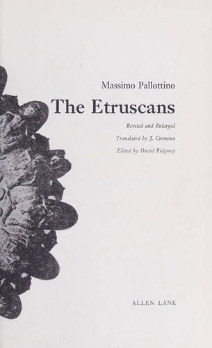 Cover for The Etruscans