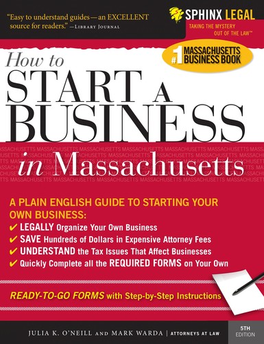 Cover for How to start a business in Massachusetts