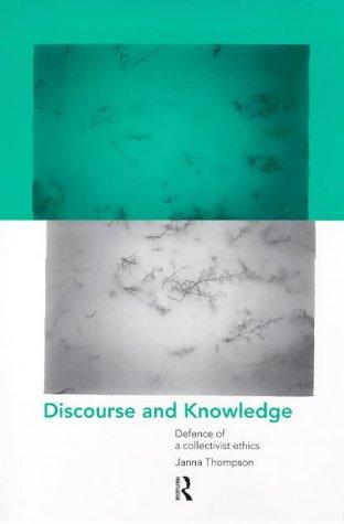Cover for Discourse and knowledge