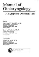 Cover for Manual of otolaryngology