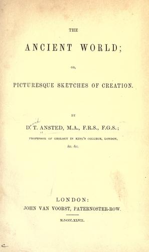 Cover for The ancient world
